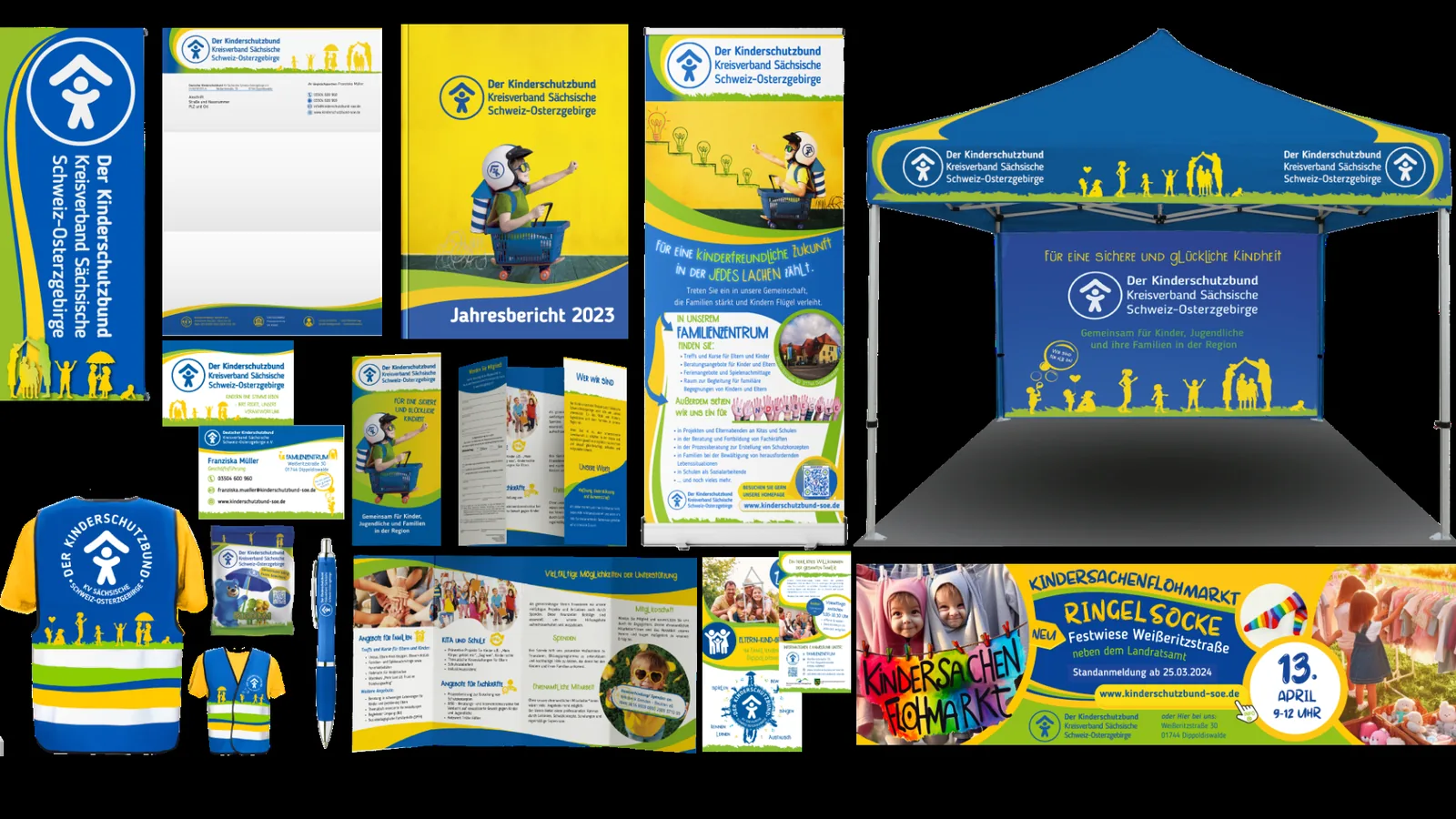 Corporate Design für den Kinderschutzbund Sächsische Schweiz-Osterzgebirge von WilMa Design