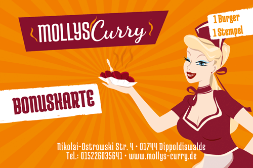 Molly’s Curry Dippoldiswalde – Referenzprojekt von WilMa Design